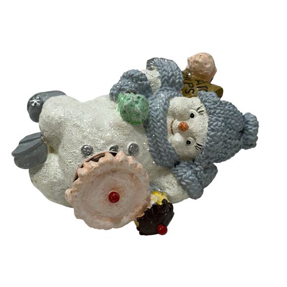 New Snow Buddies Shelf Sitting Snowman. KK554 - Picture 3 of 6